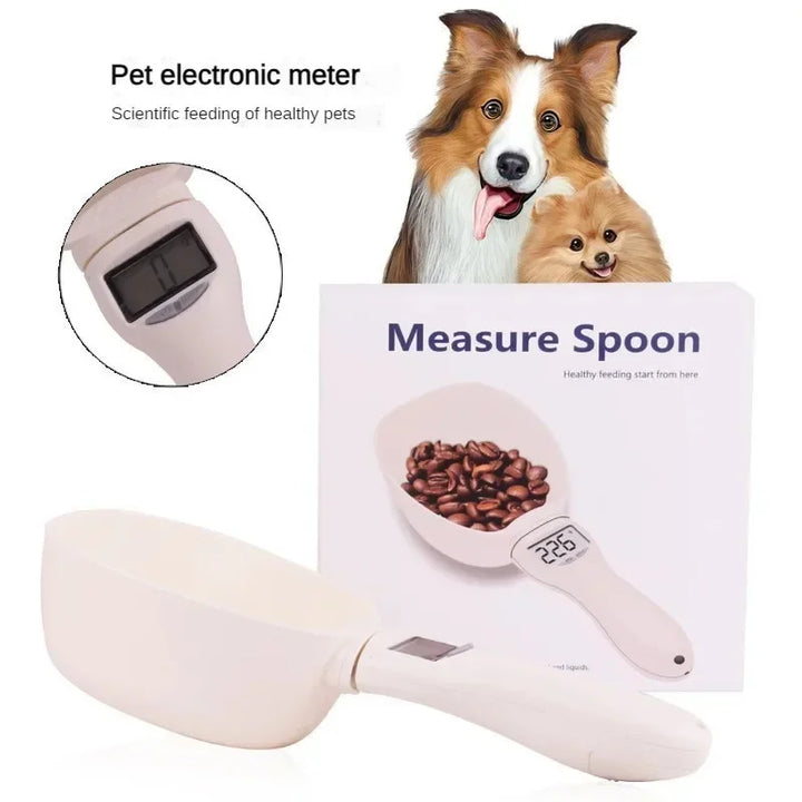 Digital Pet Food Scale with Measuring Scoop – battery compartment