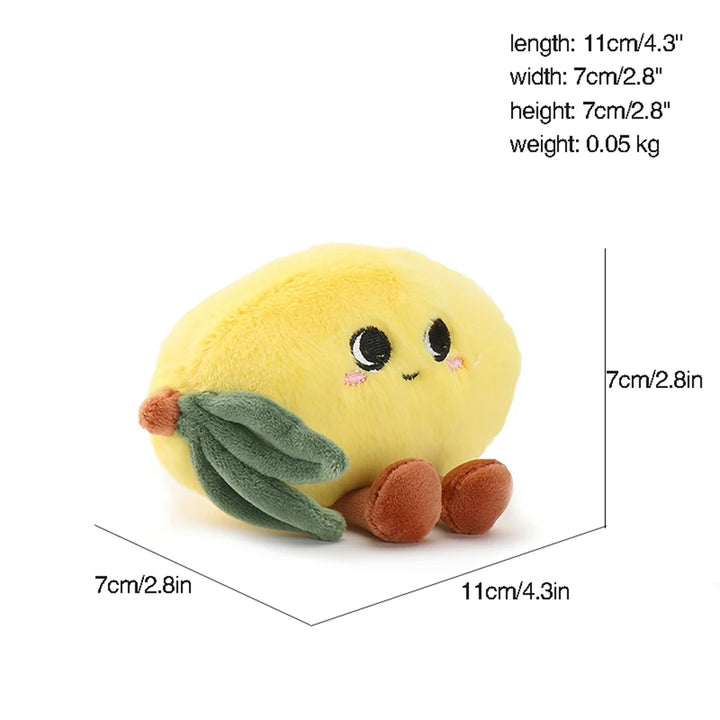 Stuffed Fruit & Vegetable Plush Toy – soft plush texture close-up (view 2)