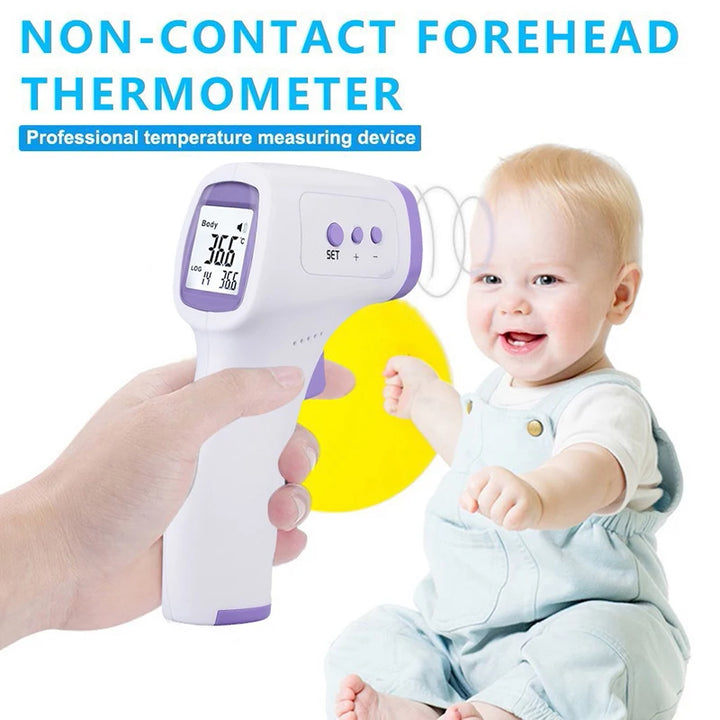 Digital forehead thermometer and fingertip pulse oximeter
