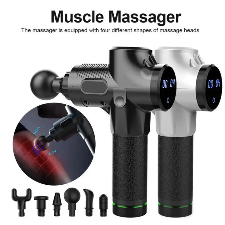 30-Level Deep Tissue Massage Gun for Muscle Recovery