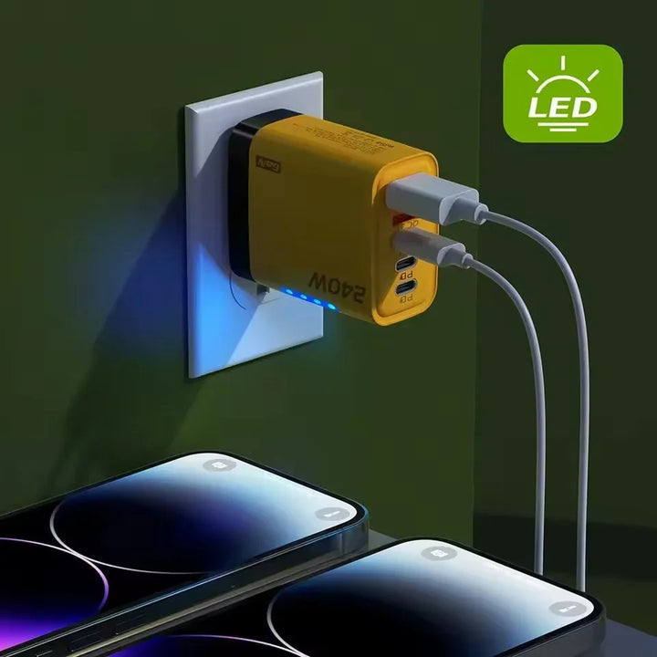 120W GaN 5-port fast wall charger