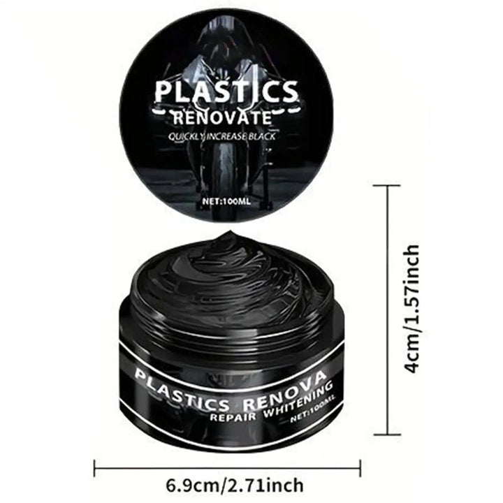 Car and motorcycle trim restorer wax