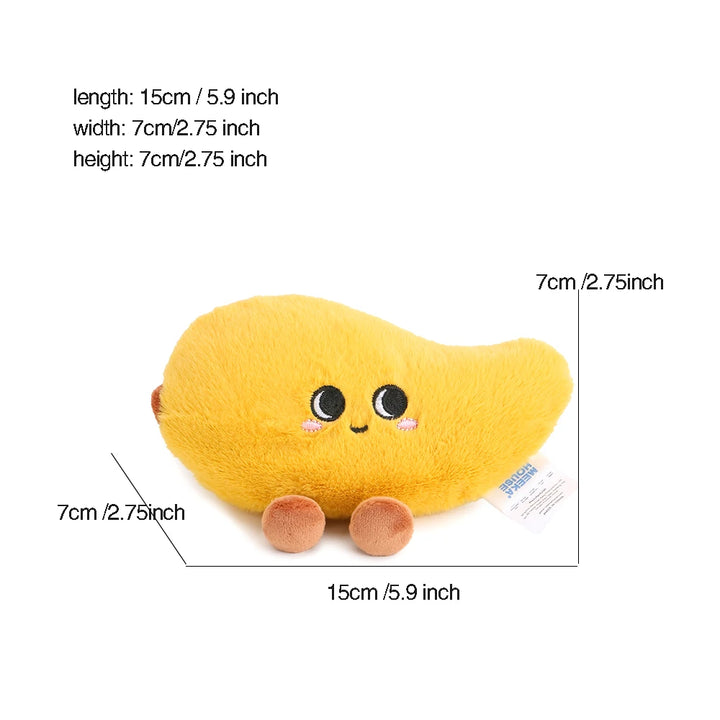 Stuffed Fruit & Vegetable Plush Toy – pumpkin style (view 4)