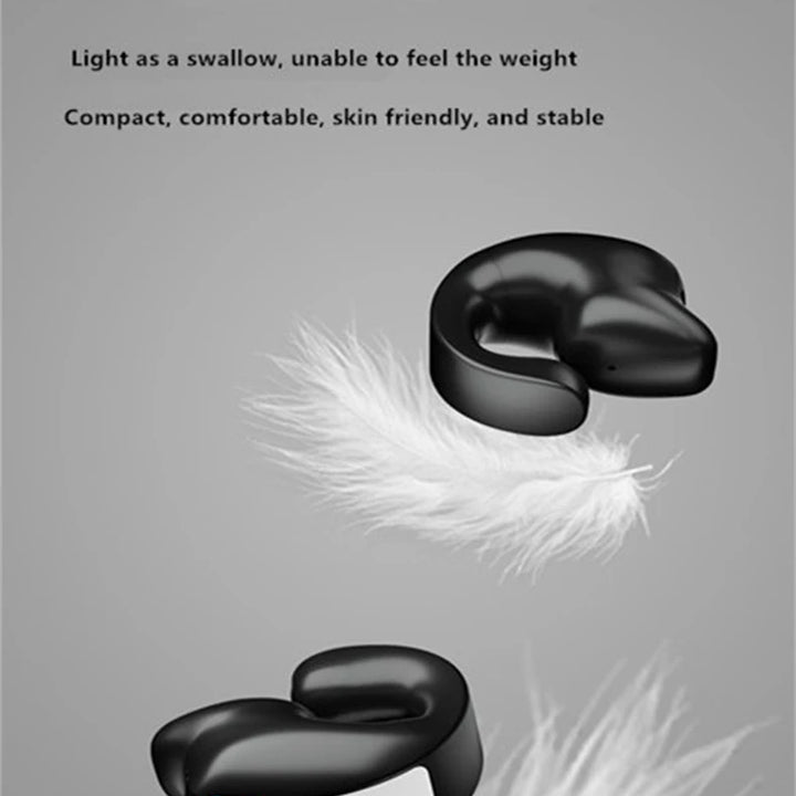 Bone Conduction Clip-On Earphone