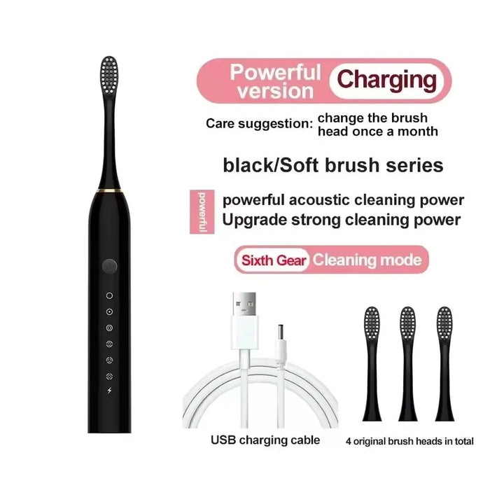 Rechargeable Electric Toothbrush, 6 Modes