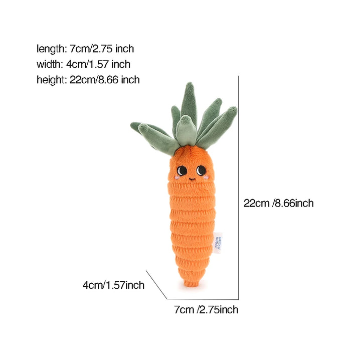 Stuffed Fruit & Vegetable Plush Toy – for baby sensory play (view 2)