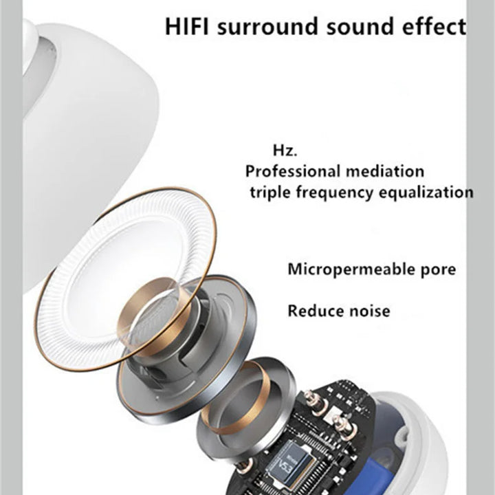Bone conduction clip-on wireless Bluetooth earphone