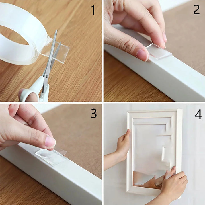 Heavy-duty double-sided mounting tape, waterproof