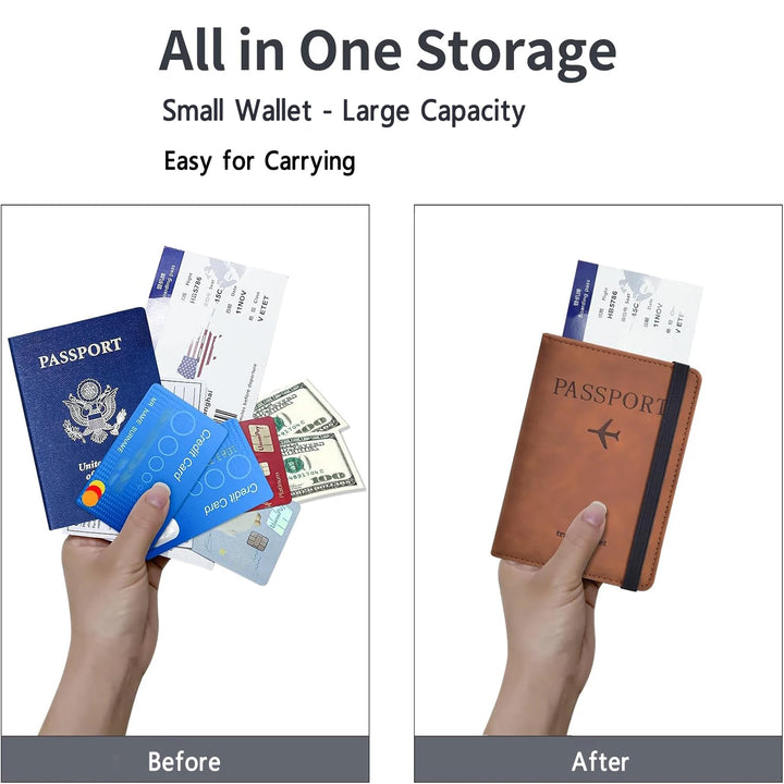 RFID-Blocking Passport Holder