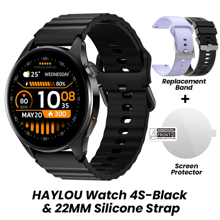HAYLOU Watch 4S GPS Smartwatch with AMOLED Display