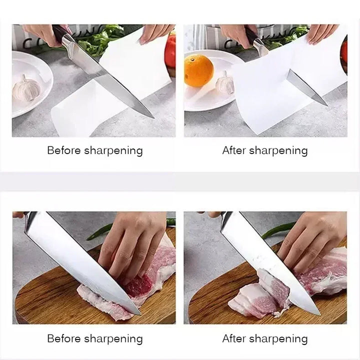 3-in-1 kitchen knife sharpener with ceramic stone