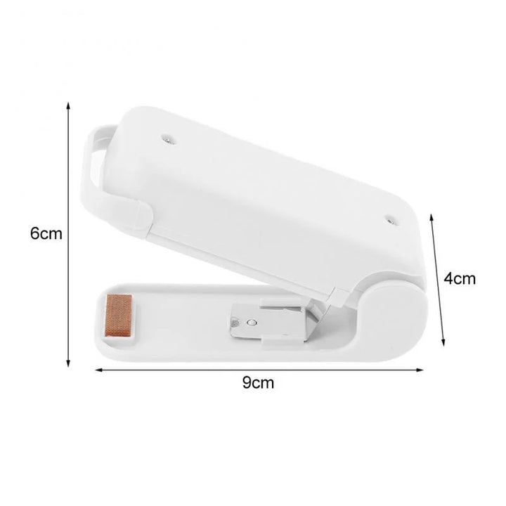 Mini handheld bag sealer for food storage bags