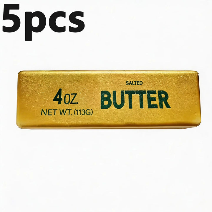 Butter Stick Squishy Toy – in hand for scale (view 3)