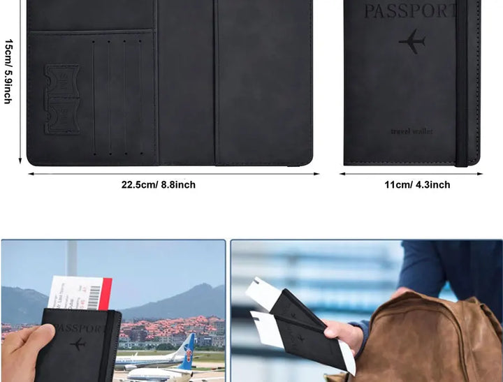 RFID-Blocking Passport Holder