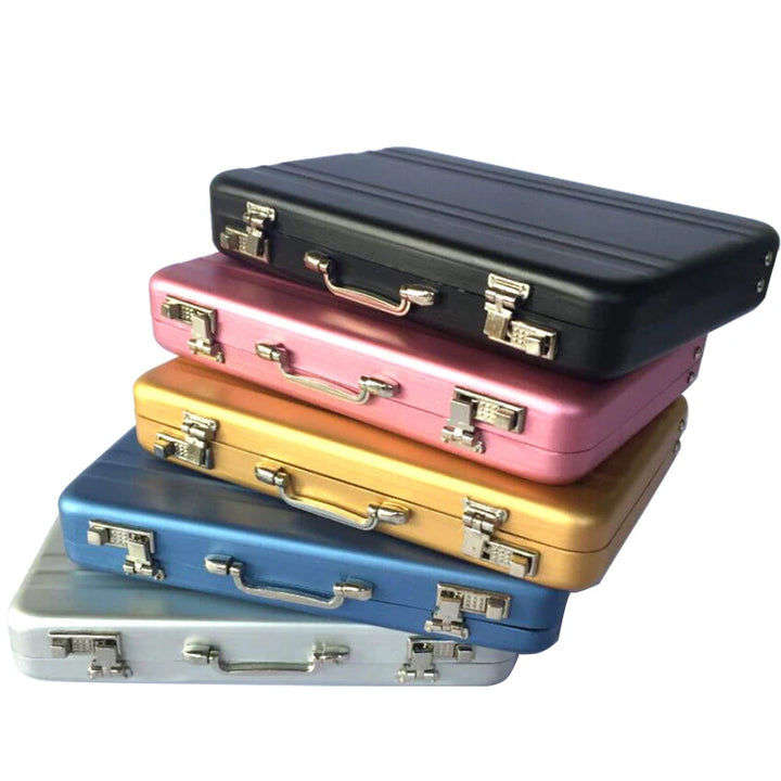 Aluminum Business Card Holder & Organizer