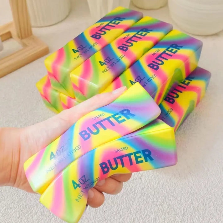 Butter Stick Squishy Toy – close-up texture (view 2)