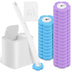 Disposable Toilet Brush Head Refills – long handle view (view 3)