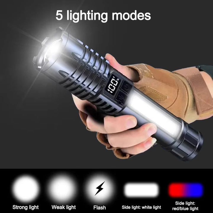 Rechargeable LED Tactical Flashlight