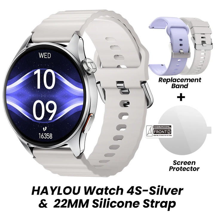 HAYLOU Watch 4S GPS Smartwatch with AMOLED Display