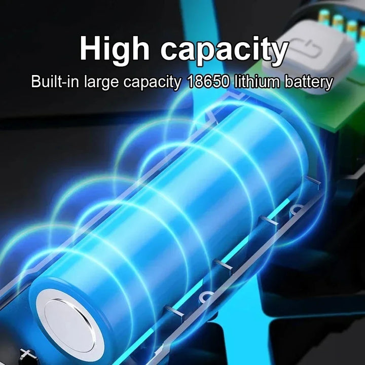 Rechargeable LED tactical flashlight for outdoor use